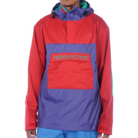 Airblaster Pullover Red Snowboard Jacket