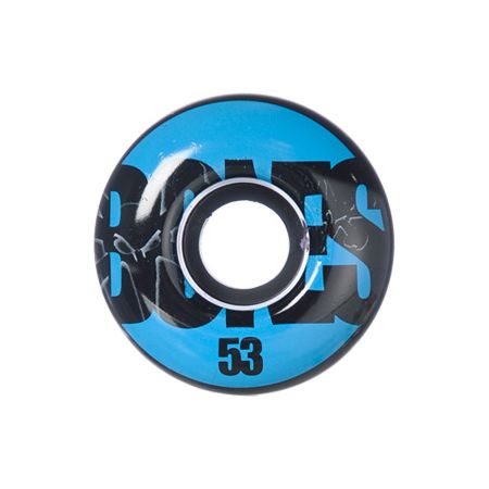 Bones Big Blue & Black 53mm Skateboard Wheels