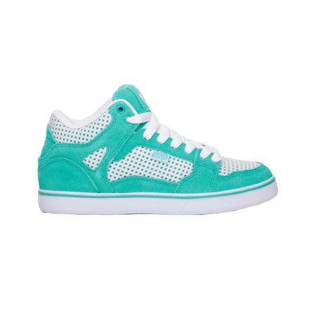 DVS Girls HUf Mid Green & White Perf Shoe
