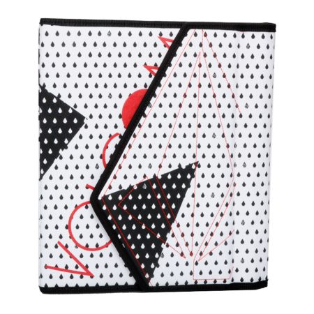 Volcom Girls Short Bus Black & White Binder