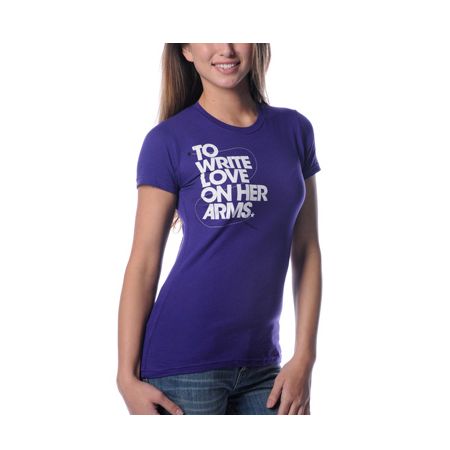 TWLOHA Title Purple Tee Shirt
