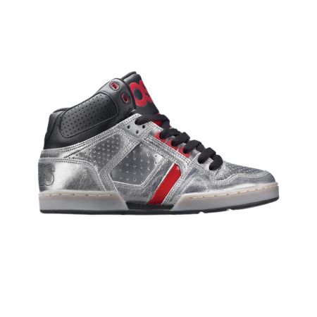 Osiris Bronx Black & Red Mirror Shoes