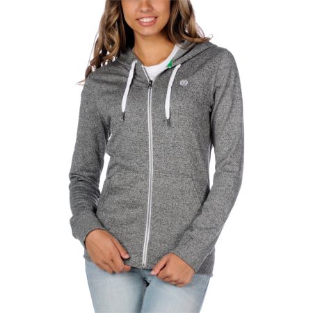 Element Girls Stanton Black Heathered Hoodie