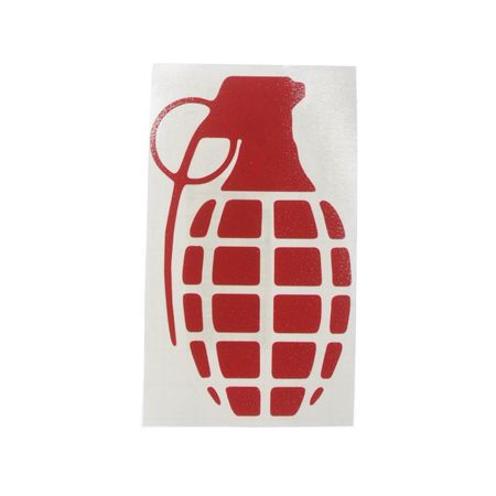 Grenade Die Cut Sticker