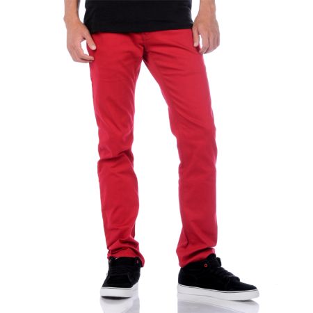 Emerica Hsu Twill Red Pants