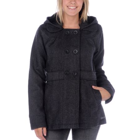Billabong Girls Ashby Herringbone Peacoat