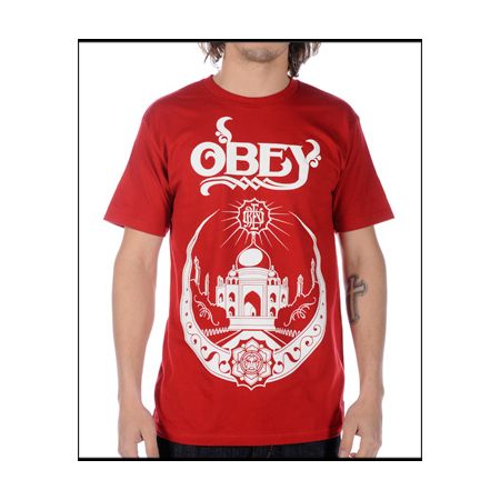 Obey Tres Shiek Red Tee Shirt