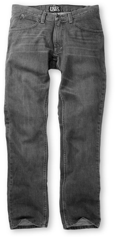 Free World Night Train Faded Grey Regular Fit Jeans