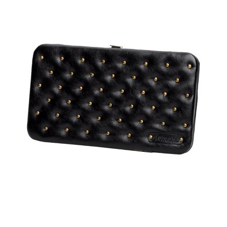 Element Girls Debutante Black Stud Clutch Wallet