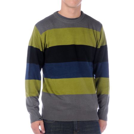 Matix Coleman Midnight Stripe Crew Neck Sweater
