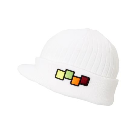 Four Square Icon Visor Beanie