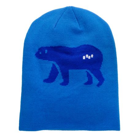 Four Square Big Bear Blue Beanie