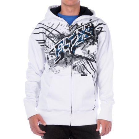 Fox Snips White Hoodie
