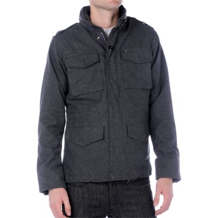 Obey Iggy Heather Charcoal Jacket