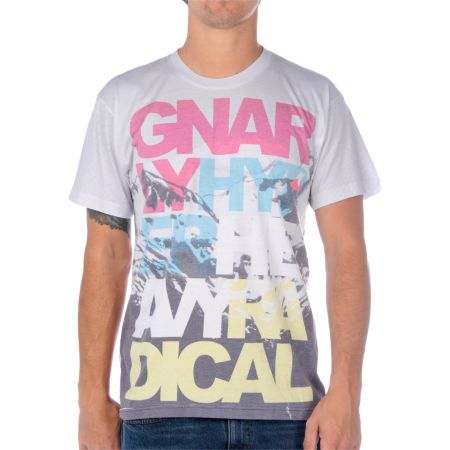 Glamour Kills Gnar Gnar White Tee Shirt