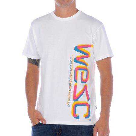 WeSC 3D White Tee Shirt