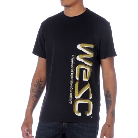 WeSC 3D Black Tee Shirt