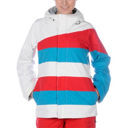 Bonfire Echo White Snowboard Jacket
