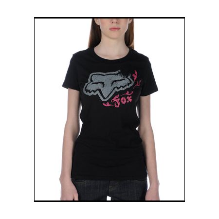 Fox Girls Primetime Black Tee Shirt
