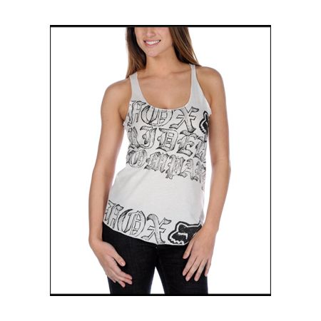 Fox Girls Jackpot White Tank Top 