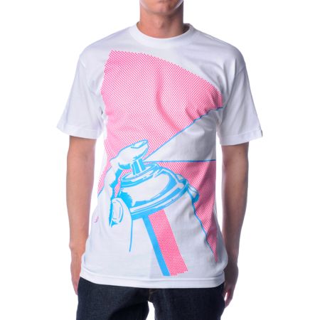 The Seventh Letter Vintage Spray White Tee Shirt