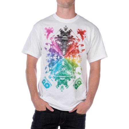 Exact Science Kaleidoscope White Tee Shirt