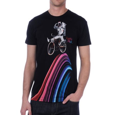Imaginary Foundation Lets Roll Black Tee Shirt