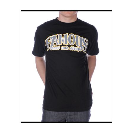 Famous Stars & Straps Bullet Black Tee Shirt