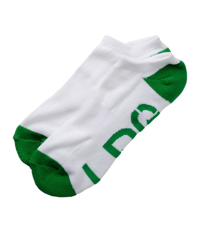 LRG White & Green Ankle Socks