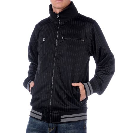 Empyre Hooligan Black Pinstripe Track Jacket