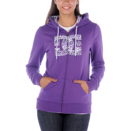 DC Girls Zine Purple Hoodie