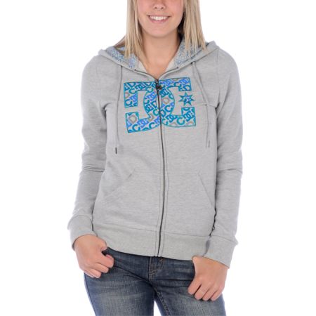 DC Girls Zine Grey Hoodie
