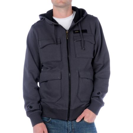 Empyre Frontline Grey Fleece Hoodie