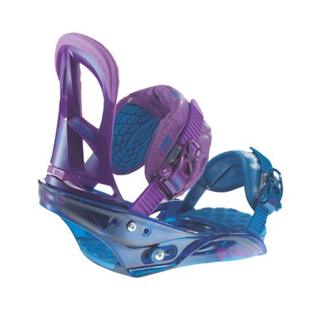 Burton Girls Stiletto Blue & Purple Snowboard Bindings