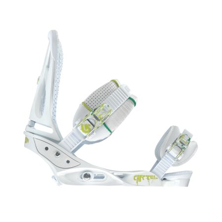 Burton Cartel White Snowboard Bindings
