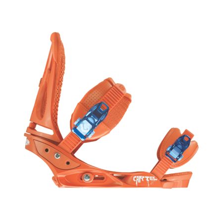 Burton Cartel Orange Snowboard Bindings