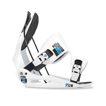 Flow Flite 3 White Snowboard Bindings