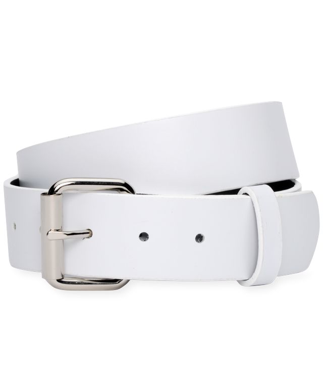 Empyre Solid Strap White Belt