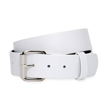 Empyre Solid Strap White Belt