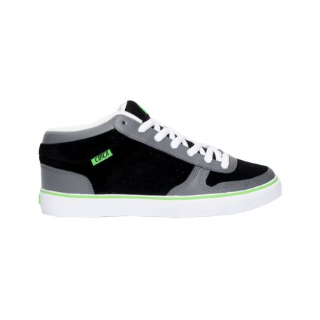 Circa 8 Track Black, White & Green Shoe