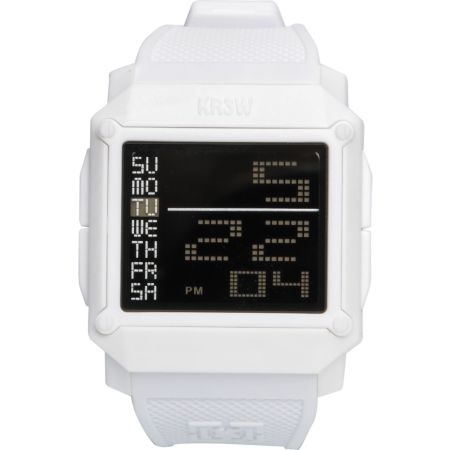 kr3w halo white digital watch