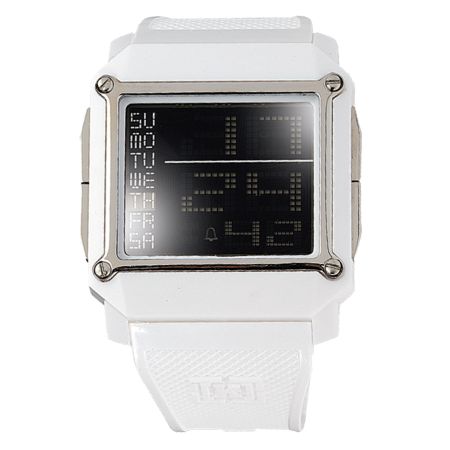 KR3W Halo White Digital Watch