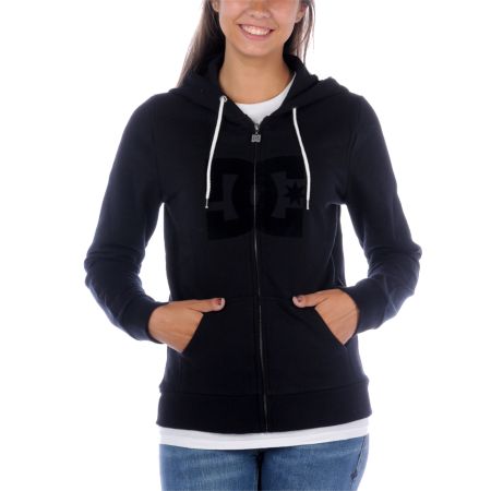 DC Girls Flock You Black Hoodie