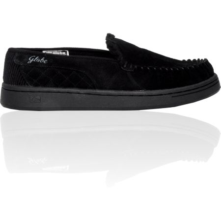 Globe Shoes Castro Black Suede Slippers