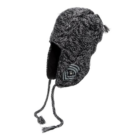 Electric Batallion Black Earflap Beanie