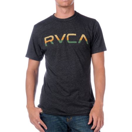 RVCA Tri Bar Black Tee Shirt