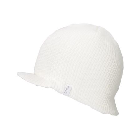 Coal Basic Visor White Beanie