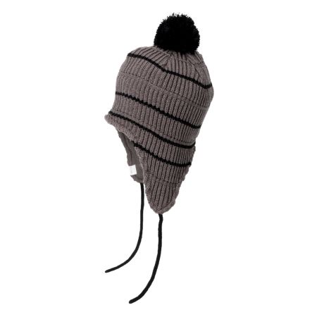 Coal Clayton Earflap Grey Beanie