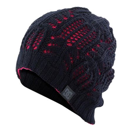 DC Girls Zina Black Reversible Beanie
