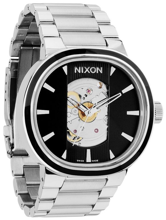 Nixon Capital Automatic Black Analog Watch